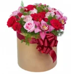 Цветы в коробке «Радужное утро»