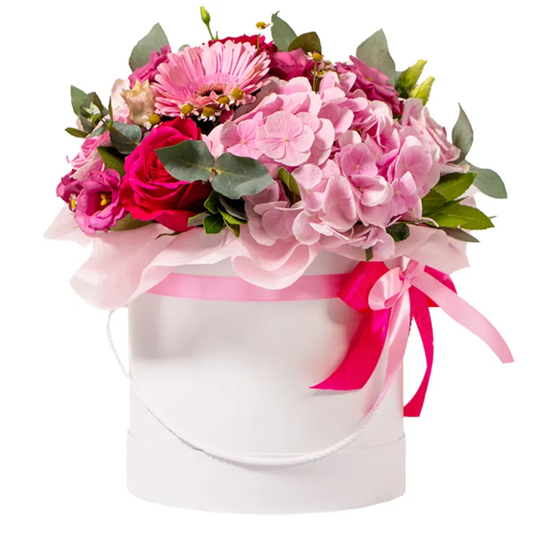 Цветы в коробке Умиление